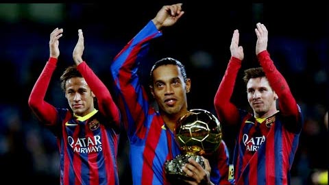 Messi tự hào vì được chơi bóng với cả Neymar và Ronaldinho