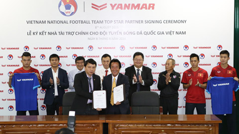 VFF ký hợp đồng tài trợ với Yanmar