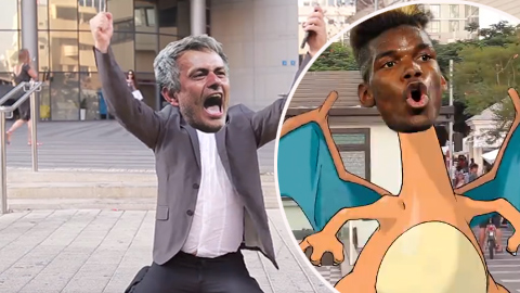 Mourinho đọ Pokemon Go với Pep, săn được Charizard-Pogba
