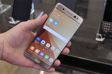 Galaxy Note 7 là sản phẩm đầu tiên được trang bị kính cường lực Gorilla Glass 5