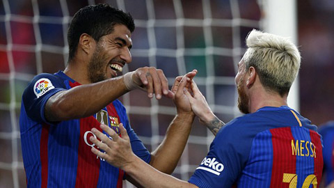 Messi và Suarez cùng tỏa sáng ở trận đấu đêm qua