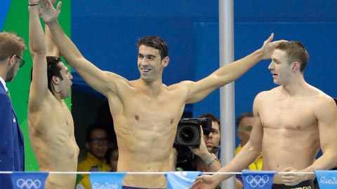 Michael Phelps giành HCV cuối cùng trong sự nghiệp tại Olympic