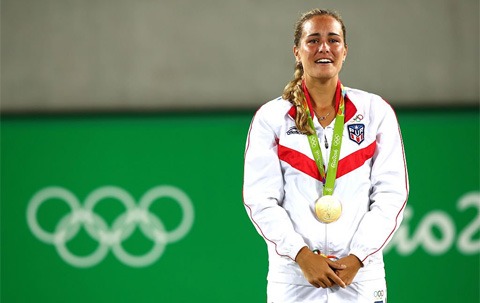 Monica Puig giành HCV lịch sử cho Đoàn thể thao Puerto Rico