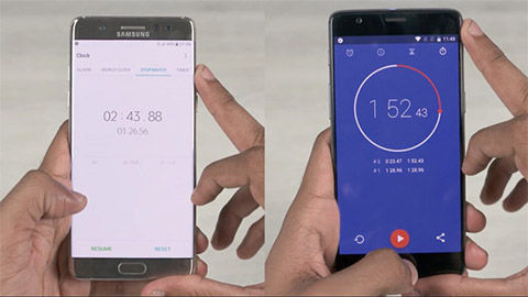 Galaxy Note 7 có khả năng quản lý đa nhiệm kém hơn so với OnePlus 3 đến từ Trung Quốc