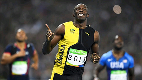 Usain Bolt lần thứ 3 giành HCV Olympic chạy 100m
