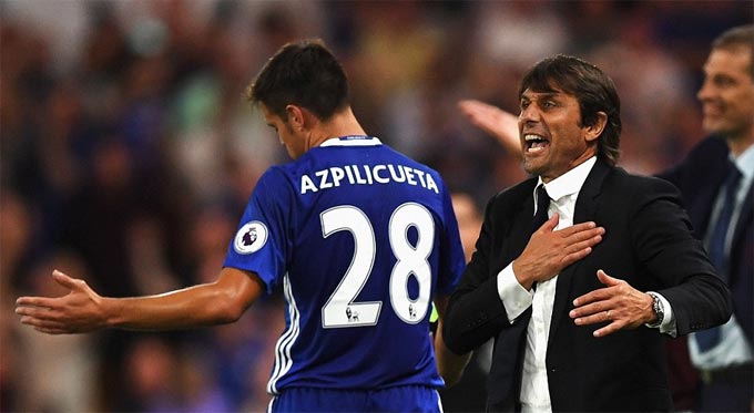 HLV Conte không bận tâm đến thái độ chán nản của Azpilicueta