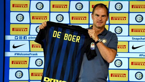 Inter của tân HLV De Boer cũng là hai ứng viên hàng đầu cho vị trí “vô địch sau Juve”