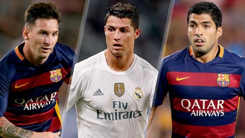Vua phá lưới La Liga 2016/17: Cuộc chơi của Messi, Ronaldo và Suarez