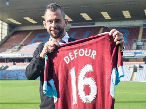 Steven Defour (từ Anderlecht đến Burnley)