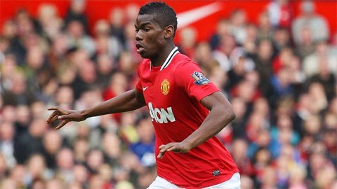 Pogba hồi còn thi đấu cho M.U