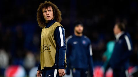 David Luiz vất vả tìm chỗ đứng ở PSG