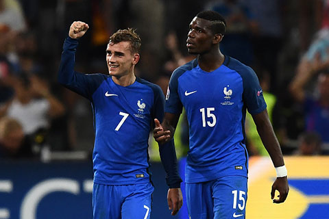 Griezmann tin Pogba sẽ là sự bổ sung hoàn hảo cho M.U