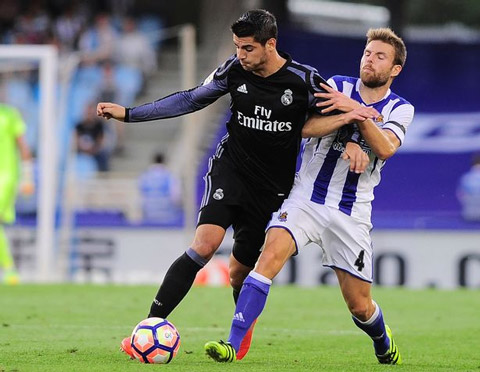 Morata đã thi đấu khá tốt trên hàng công Real