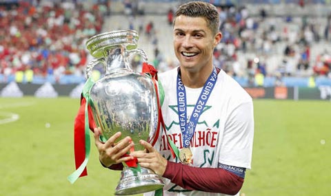 Ronaldo đã có một năm thành công với chức vô địch Champions League và EURO