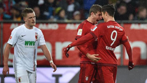 Bayern gặp Augsburg ở vòng 2 cúp QG Đức