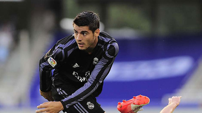 Alvaro Morata khoác áo Real từ 2010-2014 trước khi gia nhật Juventus và mới đây quay trở lại sân Bernabeu