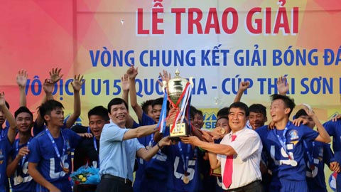 U15 HAGL giành chức vô địch U15 QG - Cúp Thái Sơn Bắc 2016
