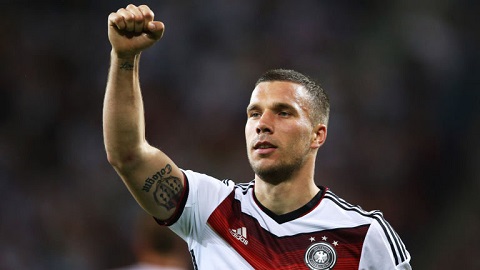 Đức chọn ĐT Anh làm đối thủ ở trận tri ân Podolski