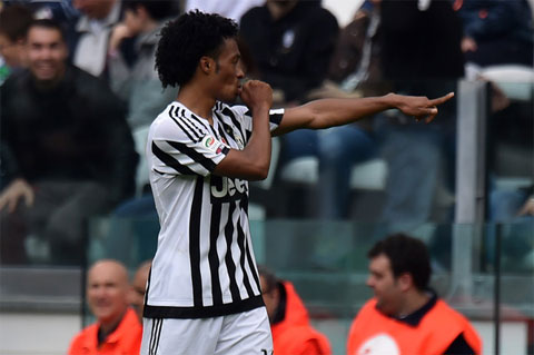 Cuadrado chơi cho Juventus theo dạng cho mượn