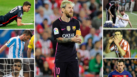 Chấn thương háng, nỗi ám ảnh của các ngôi sao ở La Liga