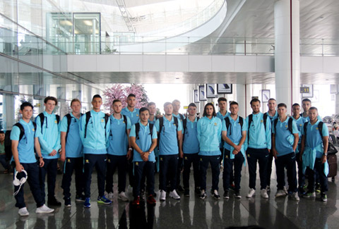 U19 Australia đã có mặt ở Hà Nội để chuẩn bị cho VCK U19 Đông Nam Á