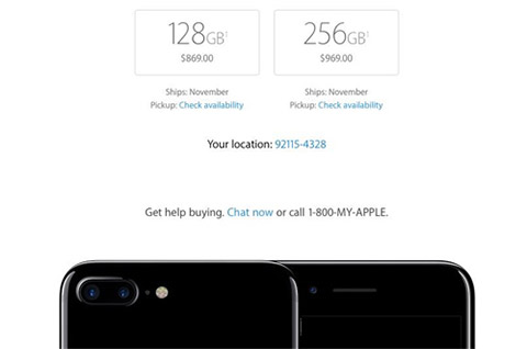 iPhone 7 phiên bản màu đen cháy hàng sau 20 phút mở bán