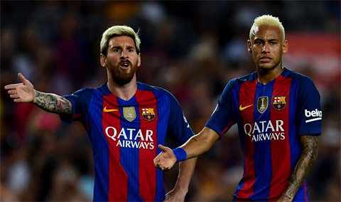 Messi vào sân trong hiệp 2 nhưng không thể giúp Barca tránh được thất bại