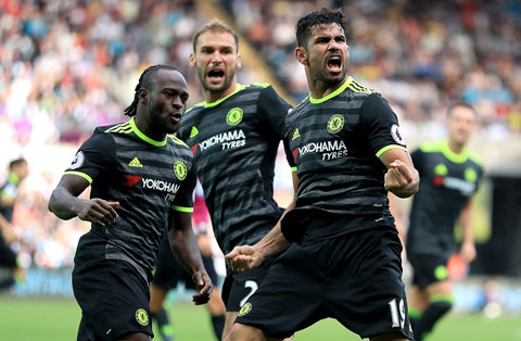 Costa thêm lần nữa giải cứu Chelsea khỏi một thất bại