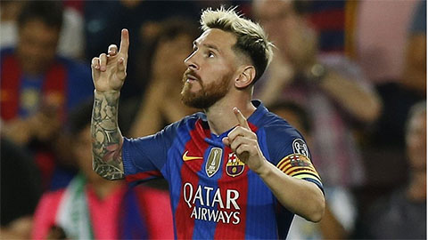 Vượt Ronaldo, Messi lập kỉ lục mới tại Champions League