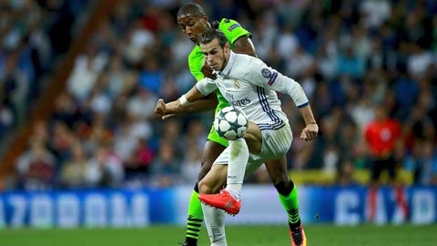 Bale bất lực trong việc tìm kiếm bàn thắng cho Real