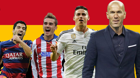 Vòng 4 La Liga: Zidane đi vào lịch sử, Barca & Atletico thị uy