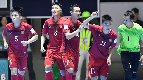 ĐT futsal đã bước đến vòng 1/8 World Cup