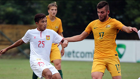 U19 Australia chật vật vào bán kết gặp U19 Việt Nam