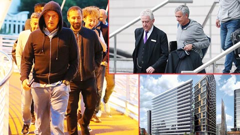 Jose Mourinho vẫn đang ở tạm trong khách sạn Lowry và hay ra ngoài đánh chén