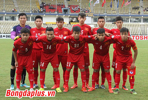 Đội hình ra sân của U16 Việt Nam trước Kyrgyzstan