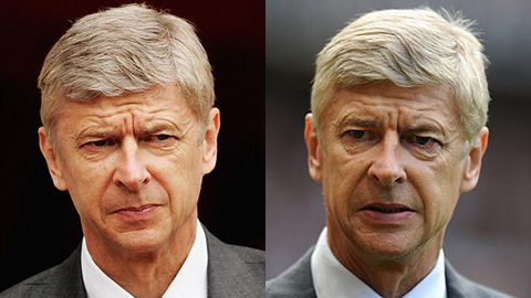 Mùa Hè 2008, Arsenal chỉ về đích thứ 3 (trái) và sau trận thua tại bán kết Champions League năm 2009 (phải)
