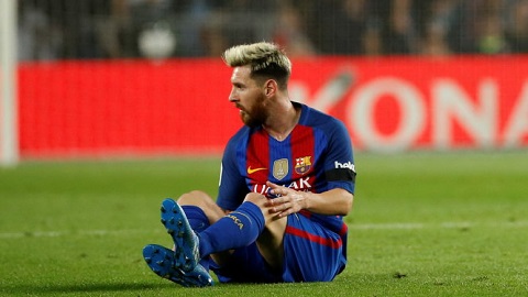 Messi sẽ lỡ mất 5 trận vì chấn thương