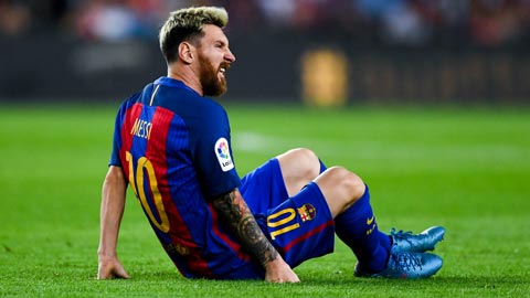 Barca không hoảng sợ vì chấn thương của Messi