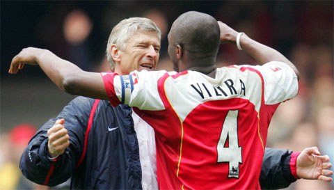 Vieira là một trong những sản phẩm đào tạo ưu tú nhất của Wenger