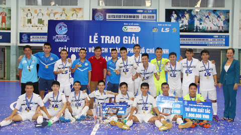 Thái Sơn Nam vô địch giải Futsal TP.HCM 2016