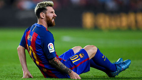 LĐBĐ Argentina xin lỗi Barca vì chấn thương của Messi