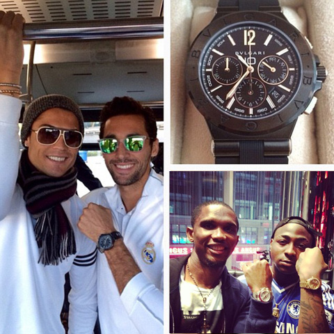 Samuel Eto’o và CR7 từng tặng đồng hồ đắt tiền cho đồng đội