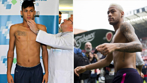 Neymar thăng hoa nhờ tập gym