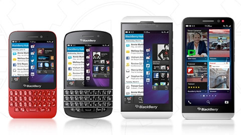 Những mẫu điện thoại vang bóng một thời của BlackBerry