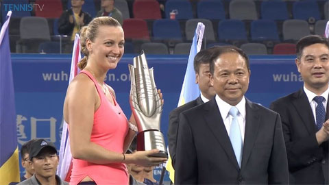 Kvitova vô địch Vũ Hán mở rộng