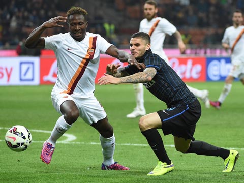 Nhiều khả năng Inter (phải) sẽ trắng tay khi làm khách của Roma