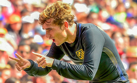 Griezmann đang tạm chiếm thế thượng phong trong cuộc đua đến danh hiệu Pichichi