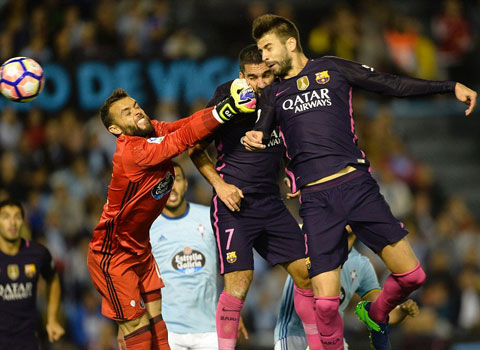 Barca dù thi đấu nỗ lực nhưng không thể tránh khỏi thất bại trước Celta