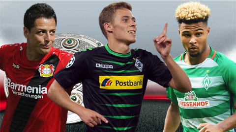 5 sao xịt ở Ngoại hạng Anh đang tỏa sáng tại Bundesliga