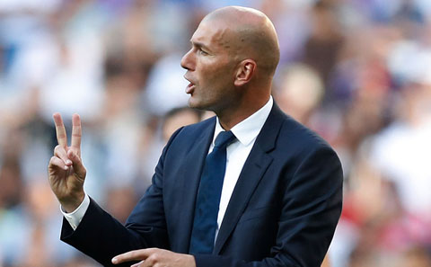 Zidane luôn tự hào về đội hình có chiều sâu của Real